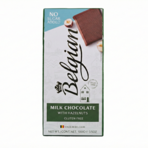 Belgian Milk Chocolate with Hazelnuts Gluten Free
