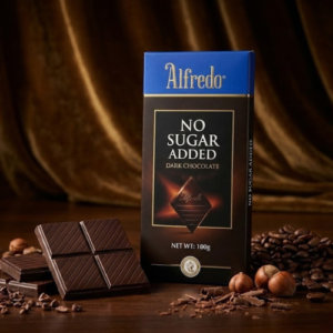 ALFREDO NO SUGAR BAR 100G DARK HAZELNUT
